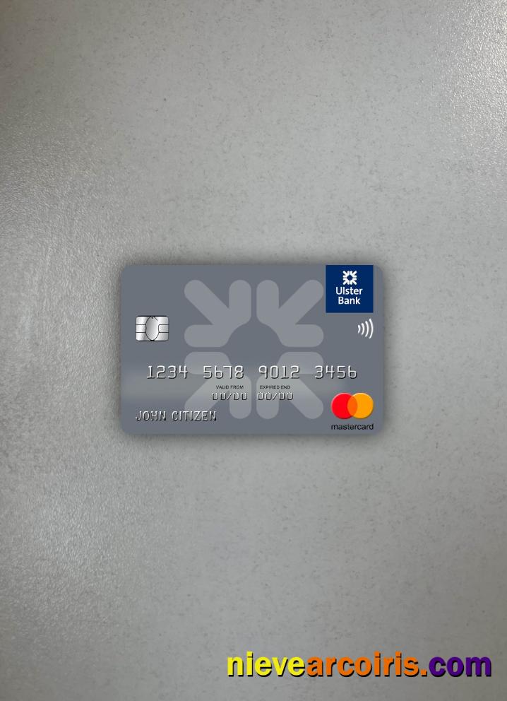 Ireland Ulster Bank Ireland mastercard photolook